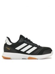 Adidas Buty halowe Ligra 8 Indoor IH8119 Czarny. Czarne buty treningowe adidas, bez wzorów, z materiału, bez zapięcia. Za 329.99 zł.