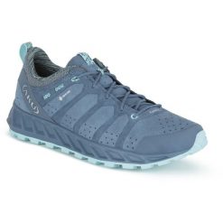 Buty trekkingowe Aku Rapida Evo GTX Niebieski. Niebieskie buty trekkingowe Aku, z gore-texu, bez zapięcia. Za 339.00 zł.