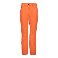 Spodnie narciarskie dla kobiet CMP. Brązowe spodnie narciarskie CMP, bez wzorów, narciarskie. Za 441.10 zł.