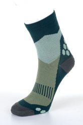 Uniseksowe skarpety outdoorowe Kilpi PRO-U. Zielone skarpetki Kilpi, bez wzorów, z materiału. Za 70.90 zł.