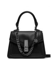 Aldo Torebka Emaline 13723854 Czarny. Czarne torebki klasyczne Aldo, bez wzorów, ze skóry, bez dodatków. Za 159.99 zł.
