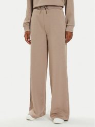 Guess Spodnie palazzo Peony V4BB02 KCHR2 Beżowy Relaxed Fit. Brązowe spodnie materiałowe Guess, z aplikacjami, z materiału. Za 419.99 zł.