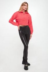 Legginsy damskie PATRIZIA PEPE. Legginsy Patrizia Pepe, bez wzorów. W wyprzedaży za 551.40 zł.