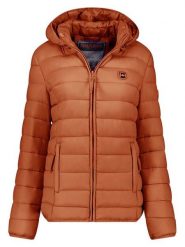 ANAPURNA Kurtka pikowana "Akitalana Hood" w kolorze karmelowym rozmiar: XXL. Brązowe kurtki ANAPURNA, xxl, bez wzorów, bez kaptura. Za 130.99 zł.