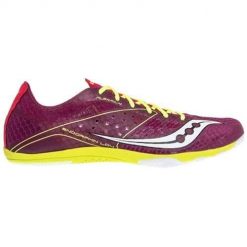 Buty do biegania damskie Saucony Endorphin LD4. Czerwone buty do biegania Saucony, bez wzorów, z materiału, bez zapięcia, do biegania. Za 341.00 zł.