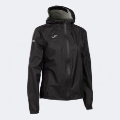 Kurtka do biegania damska Joma R-City Iconic Raincoat. Czarne kurtki do biegania Joma, s, bez wzorów, z poliamidu, bez kaptura, do biegania. Za 309.99 zł.