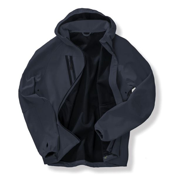 Kurtka z kapturem 3-warstwowa softshell Result. Niebieskie kurtki RESULT, xs, bez wzorów, z materiału, z kapturem, trekkingowe. Za 224.00 zł.