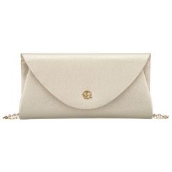 Złota kopertówka damska wykonana ze skóry ekologicznej zapinana klipsem magnetycznym Rovicky R-XS029-1. Żółte kopertówki ROVICKY, bez wzorów, ze skóry ekologicznej, bez dodatków. Za 45.00 zł.