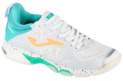 Buty do piłki ręcznej damskie, B.Breston Lady 25 BBRESLS. Białe buty treningowe Joma, bez wzorów, z materiału, przed kostkę, bez zapięcia, do piłki ręcznej. Za 359.99 zł.