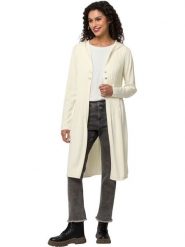 Heine Kardigan w kolorze kremowym rozmiar: 34. Brązowe swetry Heine, bez wzorów, bez ramiączek. Za 78.99 zł.