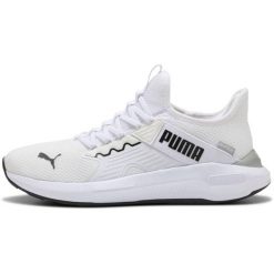 Buty sportowe Puma Softride Enzo 5 Slip Tech. Białe buty treningowe Puma, bez wzorów, bez zapięcia, na fitness i siłownię. Za 490.00 zł.