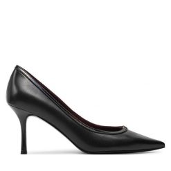 Szpilki Tory Burch. Czarne szpilki Tory Burch, bez wzorów, bez obcasa, na szpilce, bez zapięcia. Za 1,129.00 zł.