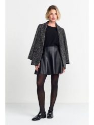 Rich&Royal Spódnica w kolorze czarnym rozmiar: 38. Czarne spódnice Rich&Royal, bez wzorów, ze skóry, mini. Za 183.59 zł.