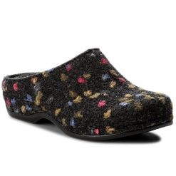 Kapcie Berkemann. Czarne kapcie Berkemann, bez wzorów. Za 319.99 zł.