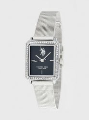 U.S. Polo Assn. Zegarek kwarcowy w kolorze srebrno-czarnym rozmiar: onesize. Szare, analogowe zegarki U.S. Polo Assn., metalowe. Za 173.99 zł.