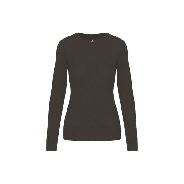 Damski sweter z okrągłym dekoltem Kariban. Szare swetry KARIBAN, na zimę, bez wzorów, bez ramiączek. Za 185.00 zł.