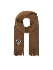 Weekend Max Mara Szalik Fascia 2615541034 Beżowy. Brązowe szaliki i kominy Weekend Max Mara, bez wzorów, z wełny. Za 909.99 zł.