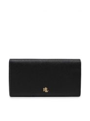 LAUREN RALPH LAUREN Portfel Slim Wallet Wlt Med 432802917009 Czarny. Czarne portfele Lauren Ralph Lauren, bez wzorów, ze skóry. Za 498.99 zł.