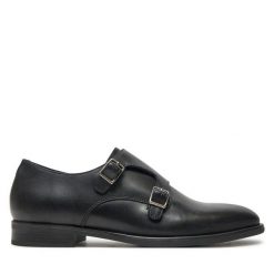 Półbuty Vagabond Shoemakers. Czarne półbuty wsuwane Vagabond Shoemakers, bez wzorów, bez obcasa, na płaskiej podeszwie. Za 429.99 zł.