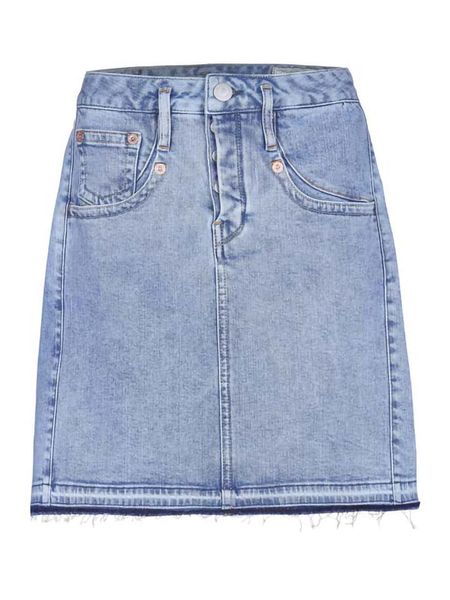 Herrlicher Spódnica dżinsowa w kolorze błękitnym rozmiar: W24. Niebieskie spódnice Herrlicher, bez wzorów, klasyczne, mini. Za 96.83 zł.