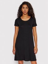 ONLY Sukienka letnia Bera 15131237 Czarny Regular Fit. Czarne sukienki ONLY, m, bez wzorów, z wiskozy, bez kołnierzyka, bez ramiączek. Za 79.99 zł.