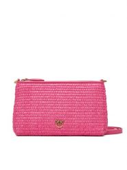PINKO Torebka Flat Horizontal Mini PE 25 PCPL 104277 A2CF Różowy. Czerwone torebki klasyczne Pinko, bez wzorów, ze skóry, bez dodatków. Za 659.99 zł.