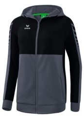 Wielobarwna kurtka treningowa Erima Six Wings z kapturem. Czarne kurtki Erima, uniwersalny, bez wzorów, z bawełny, sportowe, z kapturem. Za 306.99 zł.