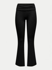 ONLY Legginsy Glamour 15339771 Czarny Slim Fit. Czarne legginsy ONLY, bez wzorów, z syntetyku, glamour. Za 79.99 zł.