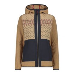 Polar z kapturem dla kobiet CMP. Brązowe bluzy z polaru CMP, bez wzorów, z polaru, trekkingowe. Za 345.50 zł.