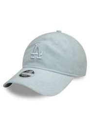 New Era Czapka z daszkiem Los Angeles Dodgers Towelling 9Twenty 60595346 Błękitny. Niebieskie czapki z daszkiem New Era, bez wzorów, z bawełny. Za 99.99 zł.