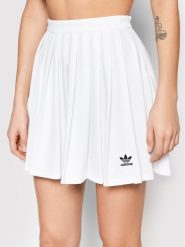 Adidas Spódnica plisowana HG6305 Biały Regular Fit. Białe spódnice adidas, bez wzorów, z syntetyku, plisowane. Za 119.99 zł.