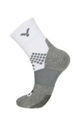 Skarpety sportowe VICTOR SK1010A. Białe skarpetki Victor, bez wzorów, z materiału. Za 47.99 zł.