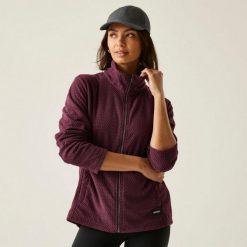 Polar damski rozsuwany Heidy. Brązowe bluzy z polaru Regatta, bez wzorów, z polaru. W wyprzedaży za 200.50 zł.