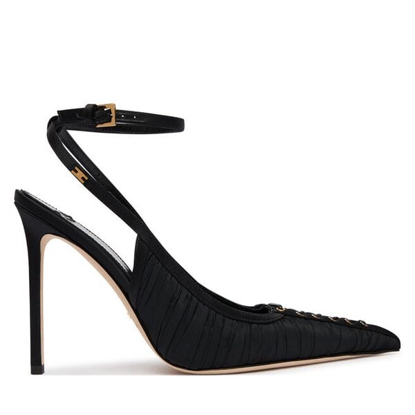 Szpilki Elisabetta Franchi. Czarne szpilki Elisabetta Franchi, bez wzorów, bez obcasa, na szpilce, bez zapięcia. Za 2,649.00 zł.