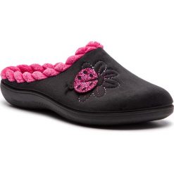 Kapcie INBLU ECAAOO47. Czarne kapcie Inblu, bez wzorów, z materiału. Za 59.99 zł.