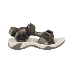 Sandały turystyczne damskie CMP Hamal. Zielone sandały CMP, bez wzorów, sportowe, bez obcasa, bez zapięcia. Za 133.59 zł.
