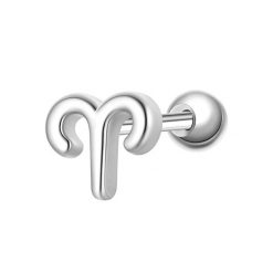 Glanzstücke München Piercing Sterling Silber Kolczyki 1 ct Damski. Szare kolczyki Glanzstücke München, srebrne. Za 110.49 zł.
