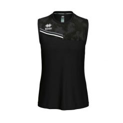 Errea Eloy Ad Koszulka Bez Rękawów Damskie. Czarne t-shirty sportowe ERREA, l, bez wzorów, z materiału, bez ramiączek, na fitness i siłownię. Za 186.00 zł.