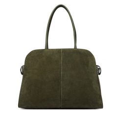 Torebka BOSS. Zielone shopper bag Boss, bez wzorów, bez dodatków. Za 1,149.00 zł.