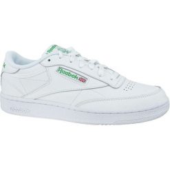 Buty Reebok Club C AR0456 białe. Białe buty treningowe bez wzorów, z materiału, bez zapięcia, Reebok Club. Za 553.97 zł.