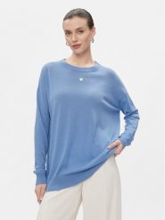 MAX&Co. Sweter Derrik Niebieski Relaxed Fit. Niebieskie swetry MAX&Co., m, bez wzorów, z wełny, bez ramiączek. Za 889.99 zł.