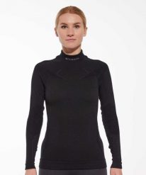 Bluza damska wełniana Brubeck EXTREME MERINO. Czarne bluzy Brubeck, l, bez wzorów, z dzianiny, bez kaptura, outdoorowe. Za 329.00 zł.