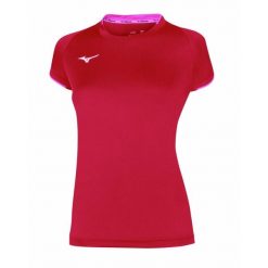 Koszulka mizuno femme Core. Czerwone t-shirty sportowe Mizuno, bez wzorów, bez ramiączek, do biegania. Za 125.50 zł.