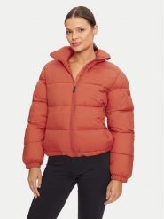 Napapijri Kurtka puchowa A-Box Logo NP0A4HZ1 Pomarańczowy Loose Fit. Brązowe kurtki Napapijri, s, bez wzorów, z puchu, bez kaptura. Za 469.99 zł.