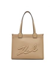 KARL LAGERFELD Torebka A1W30042 Beżowy. Brązowe torebki klasyczne KARL LAGERFELD, bez wzorów, ze skóry, bez dodatków. Za 619.99 zł.