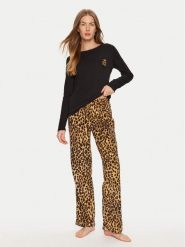 LAUREN RALPH LAUREN Piżama ILN72376F Brązowy Regular Fit. Brązowe piżamy Lauren Ralph Lauren, l, bez wzorów, z bawełny, bez kołnierzyka, bez ramiączek. Za 449.99 zł.