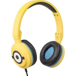 Słuchawki nauszne TRIBE Minions Pop Carl Żółty. Żółte słuchawki nauszne Tribe. Za 148.99 zł.