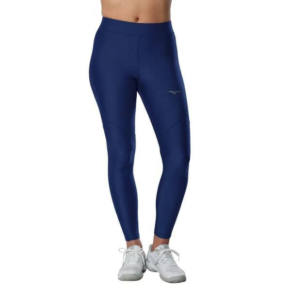 Damskie legginsy Mizuno Alpha 7/8. Niebieskie legginsy Mizuno, bez wzorów, z materiału. Za 274.50 zł.