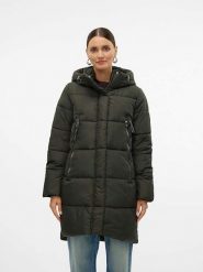 Vero Moda Płaszcz pikowany "Nova" w kolorze zielonym rozmiar: XL. Zielone płaszcze Vero Moda, xl, bez wzorów, bez kaptura. Za 154.07 zł.