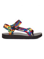 Teva Sandały "Universal" ze wzorem rozmiar: 34. Sandały Teva, bez wzorów, klasyczne, z otwartym noskiem, bez obcasa, bez zapięcia. Za 151.90 zł.